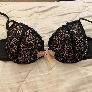 Black Lace Bra